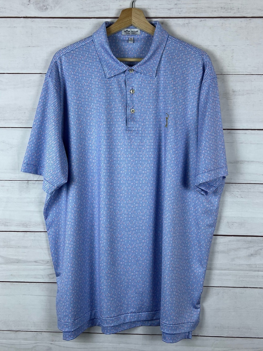 Peter Millar Summer Comfort Polo Shirt Mens XL THE PLAYERS Championship Golf